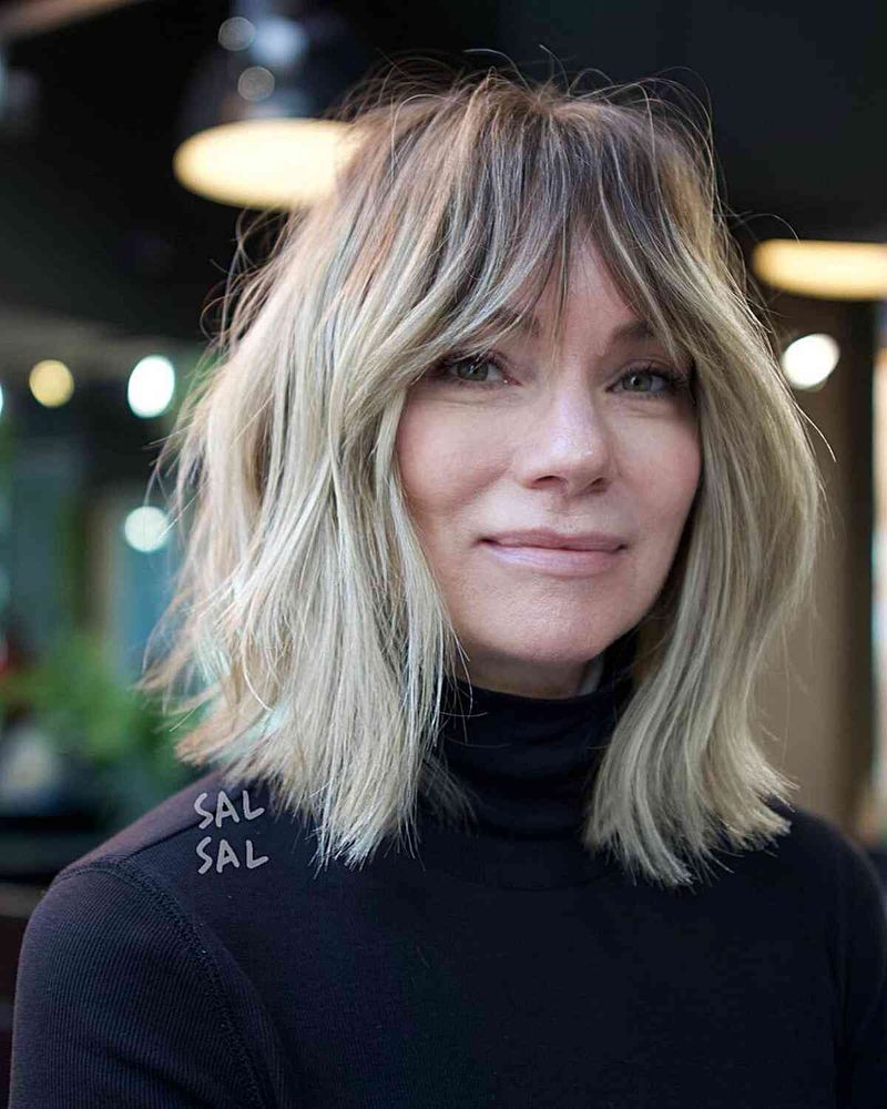 Bottleneck Bangs With Mid-Length