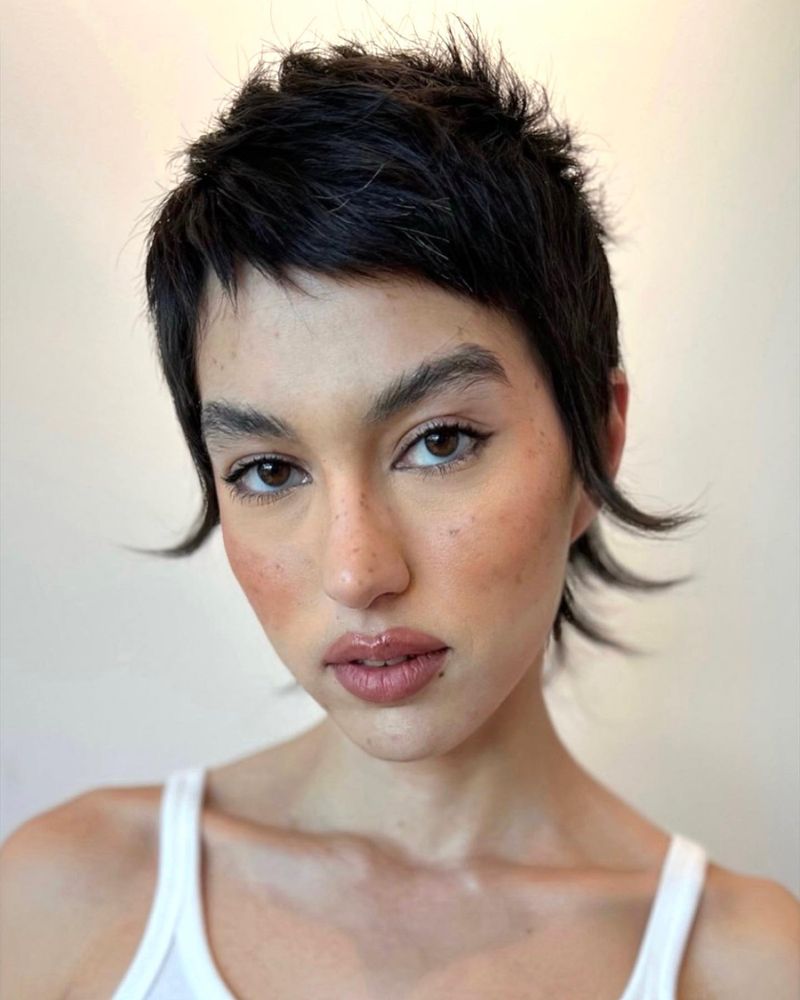 Tousled Pixie With Baby Bangs