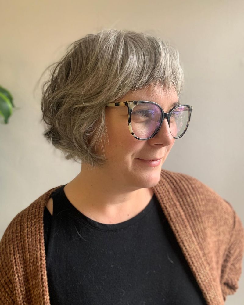 Chin-Length French Bob