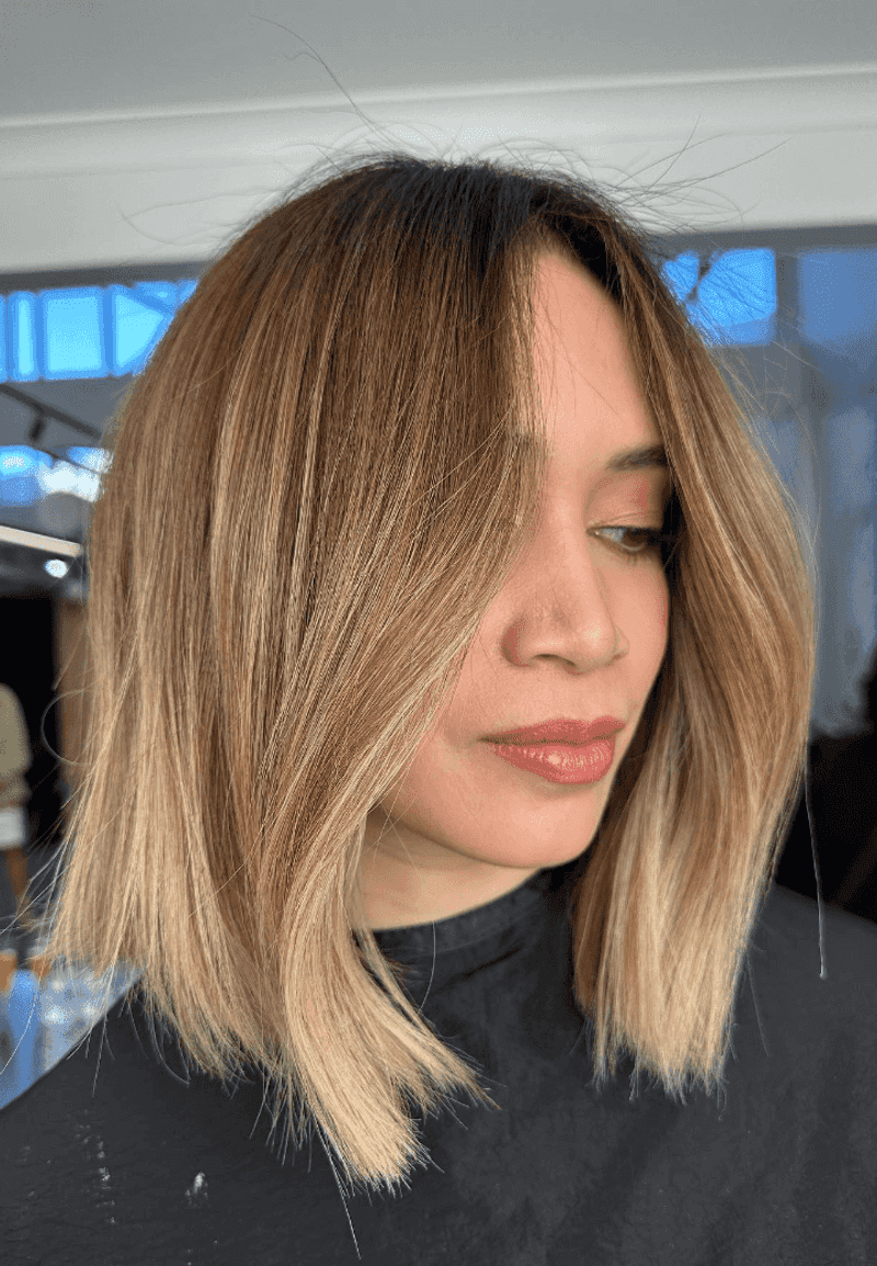 Shoulder-Length Cut with Subtle Layers
