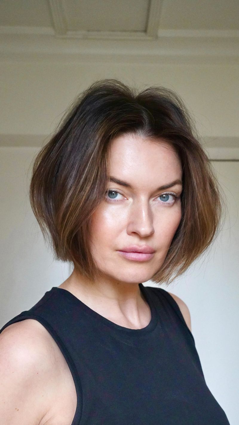 Blunt Lob with Invisible Layers