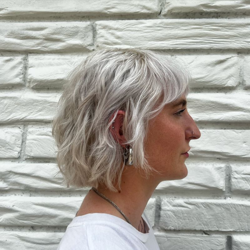 Tousled Shaggy Bob