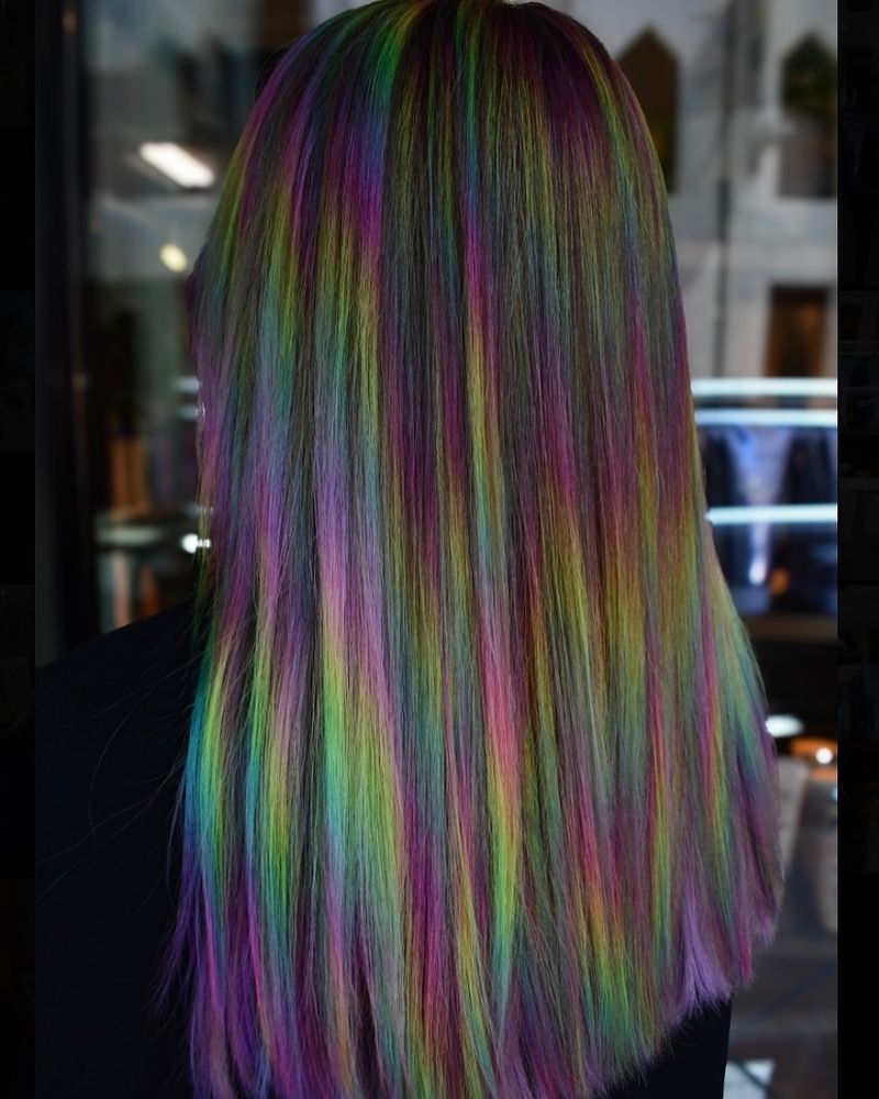 Holographic Hair Color