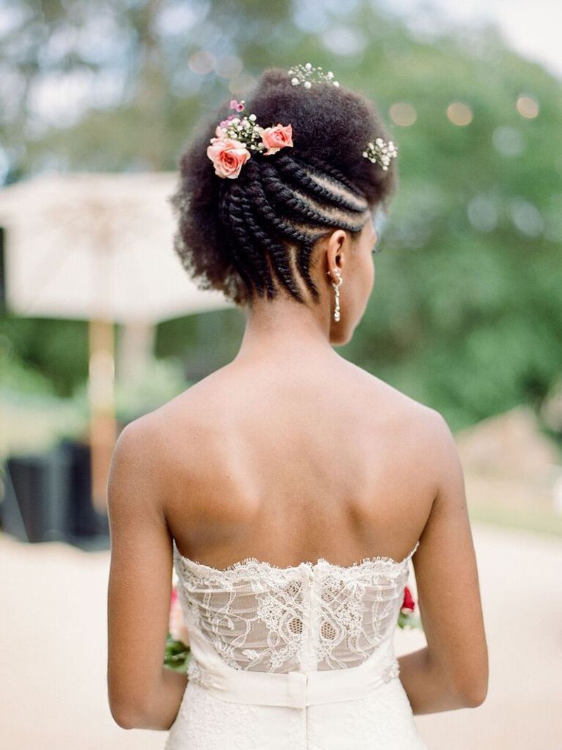 Sculptural Twisted Updo