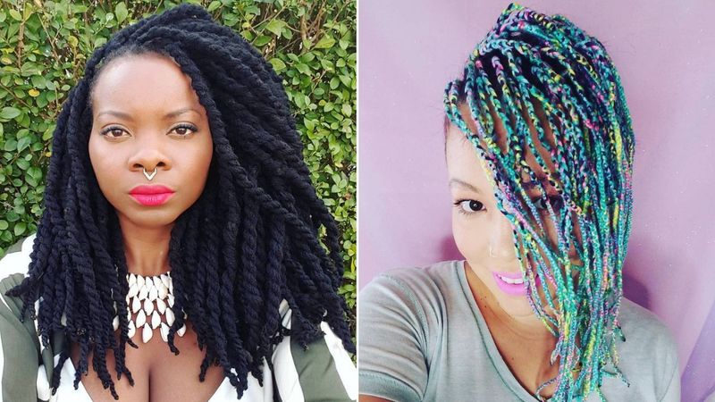 Colorful Yarn Wraps