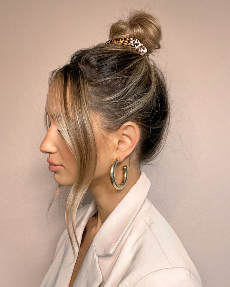 Messy Bun with Scrunchie