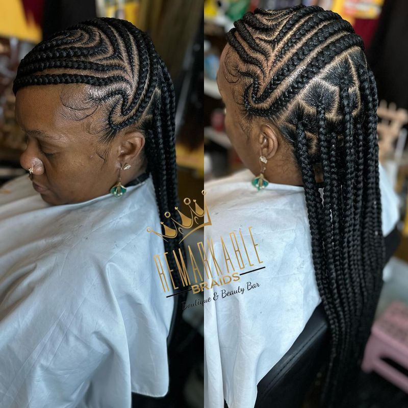 Lemonade Box Braids Hybrid