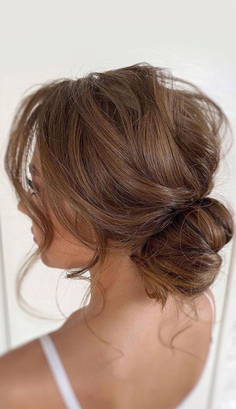 Low Messy Chignon