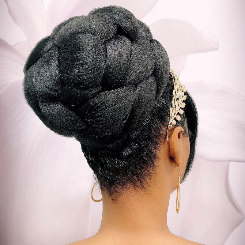 Sculptural Goddess Bun