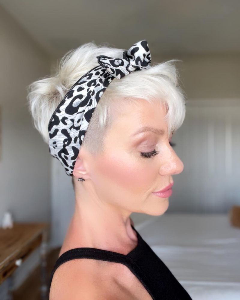 Accessorized Pixie with Headband