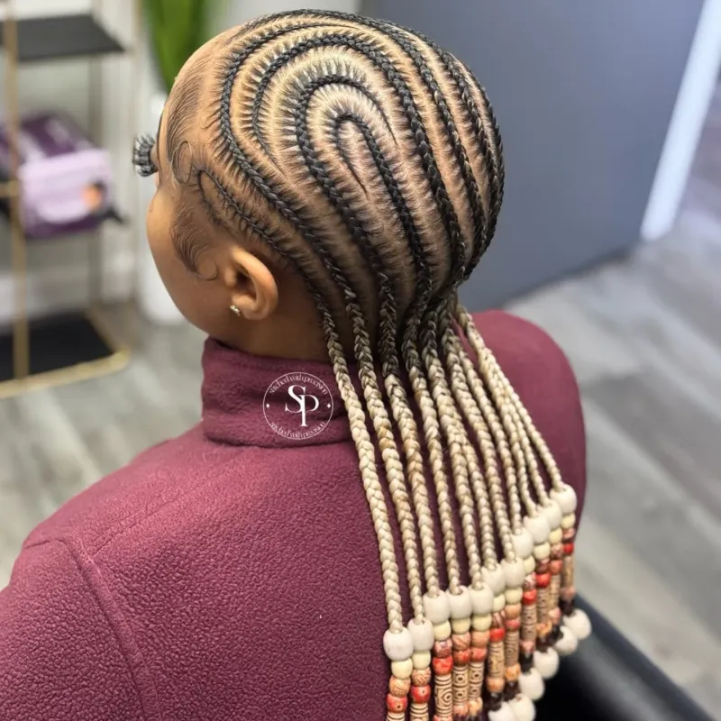Elegant Swirl Braids