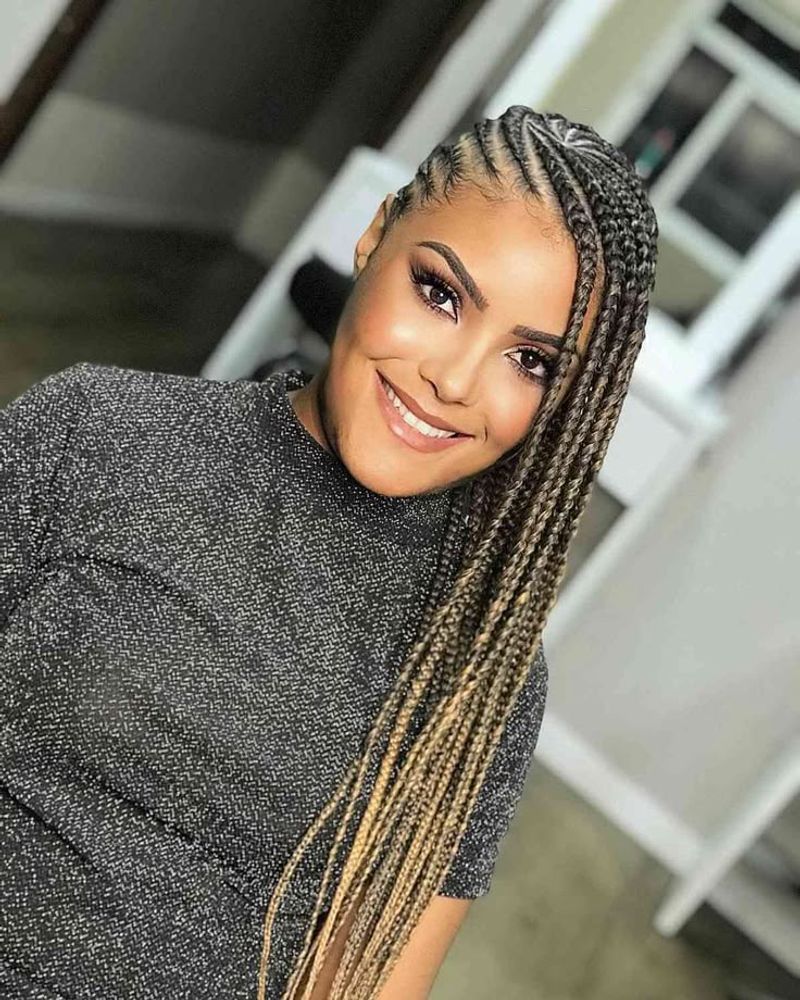 Nadia's Honey Blonde Braided Crown