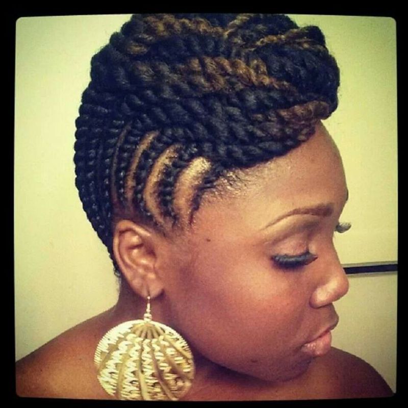 Flat-Twisted Updo
