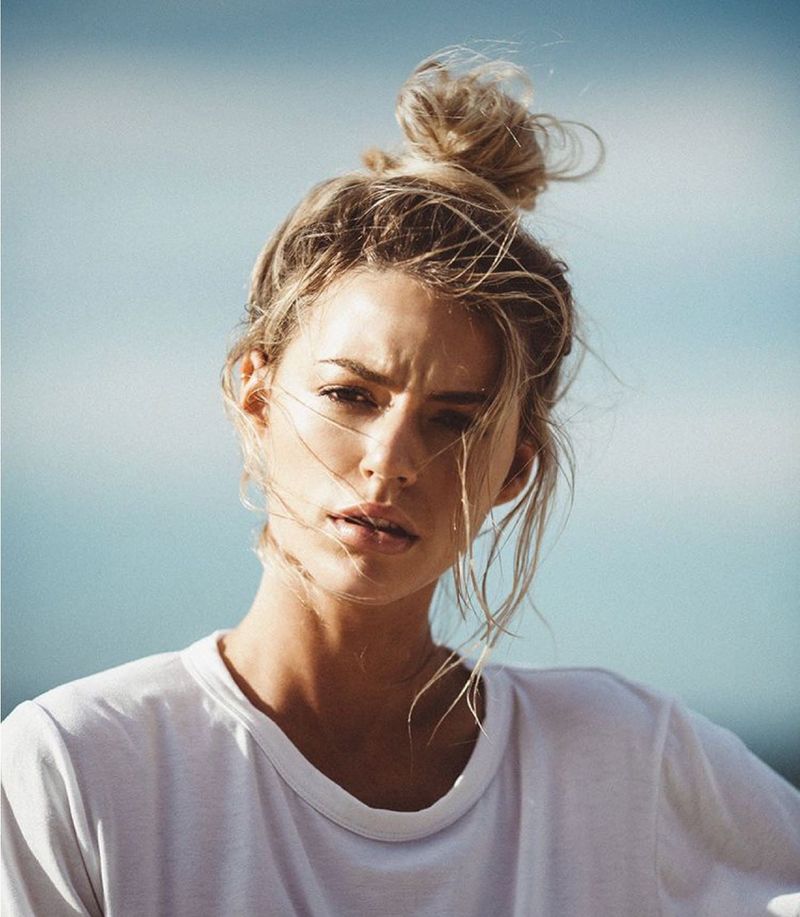 Bleached Top Knots