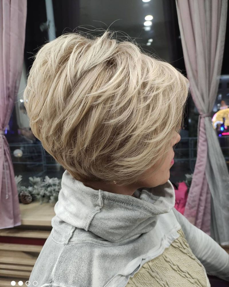 Chin-Length Cut with Excessive Layers