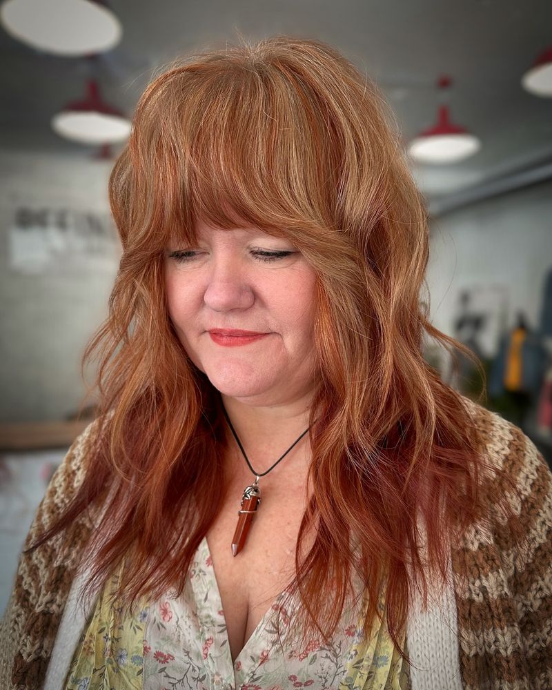 Blunt Heavy Bangs