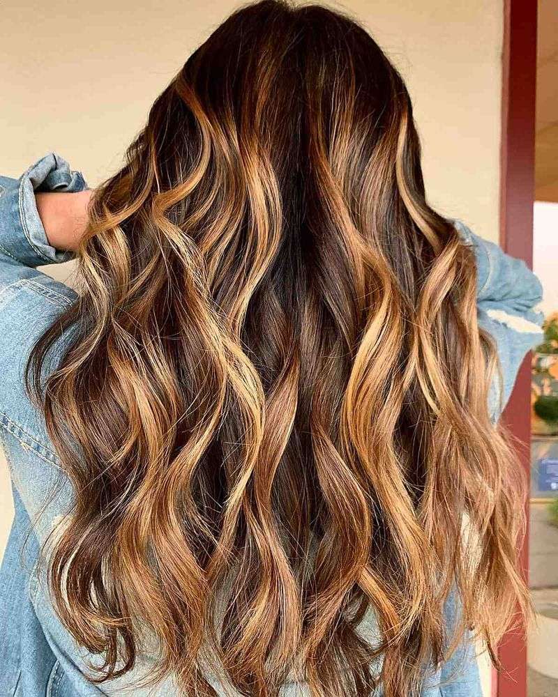 Caramel Blonde Highlights