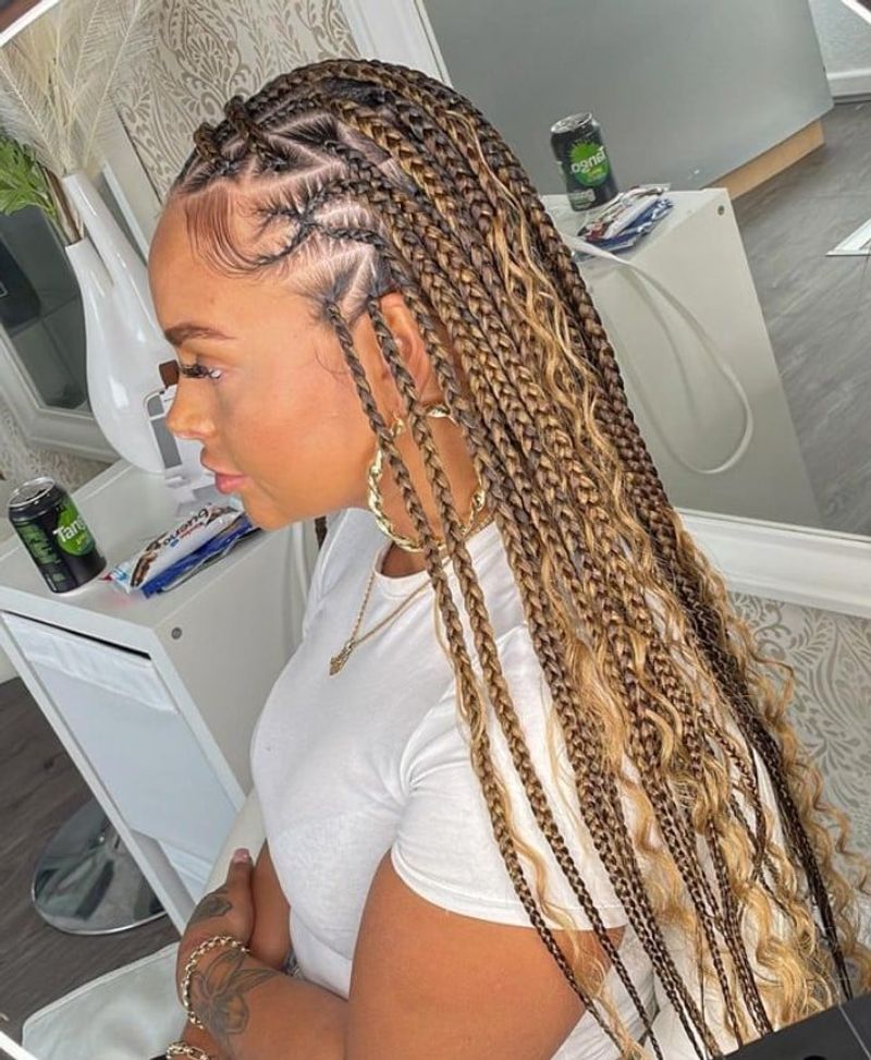 Jade's Blonde Fulani Braids