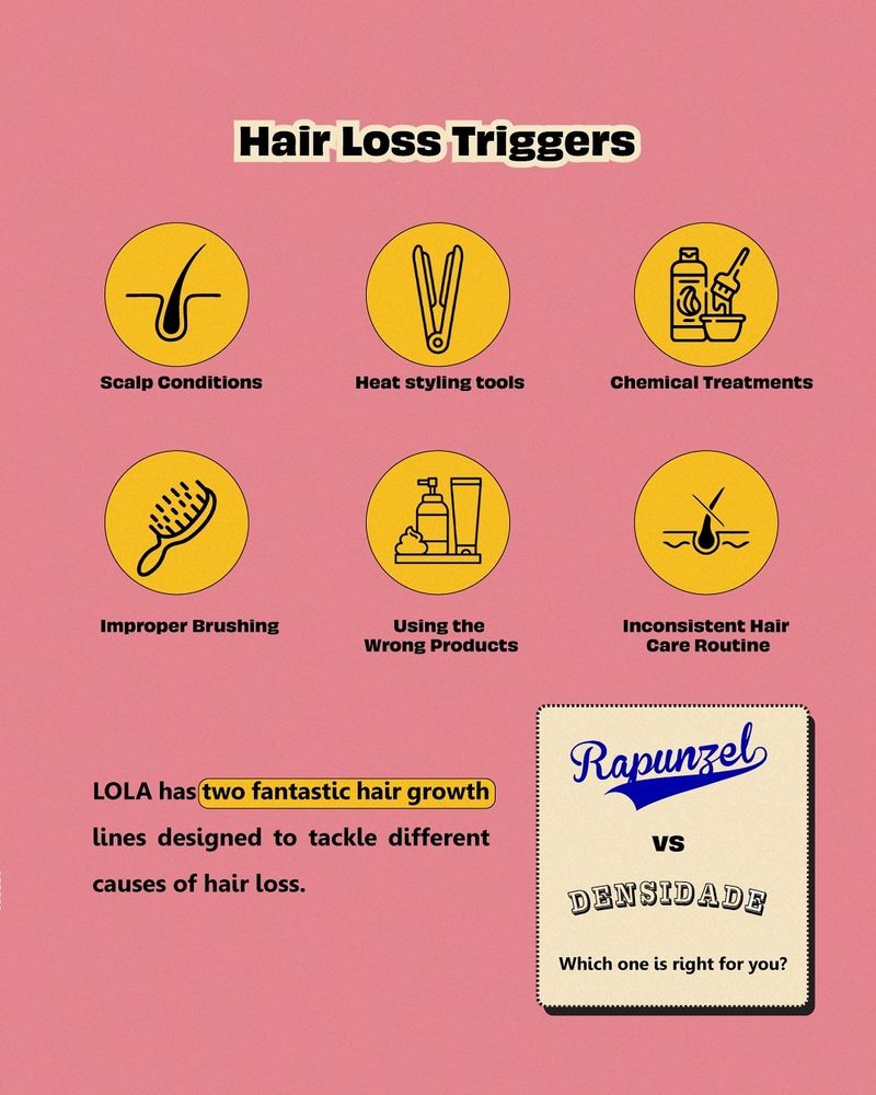 Strumenti inadeguati per la cura dei capelli