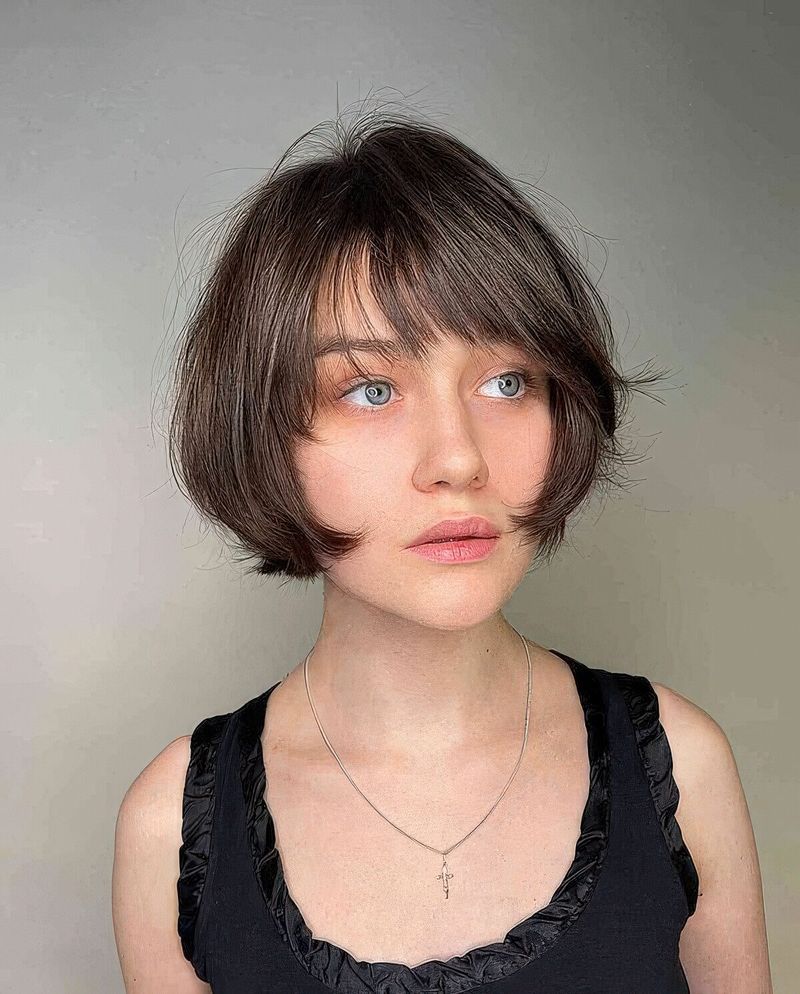 Micro Bob for Heart-Shaped Faces