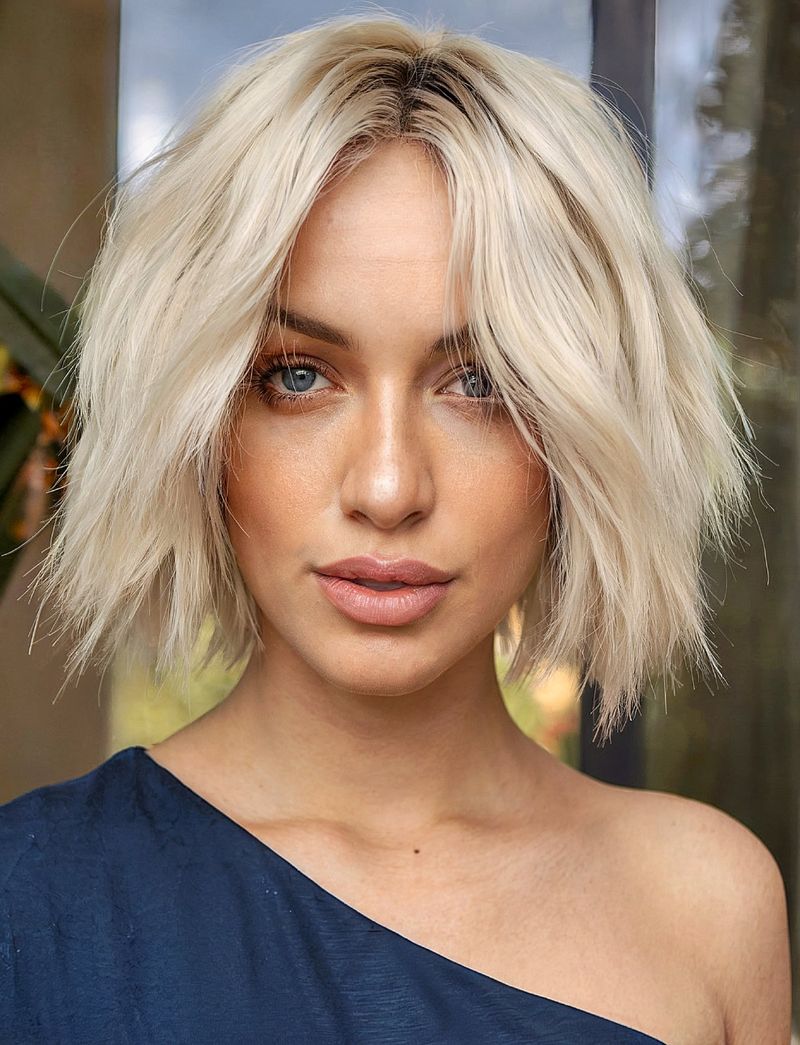 Chin-Length with Choppy Ends