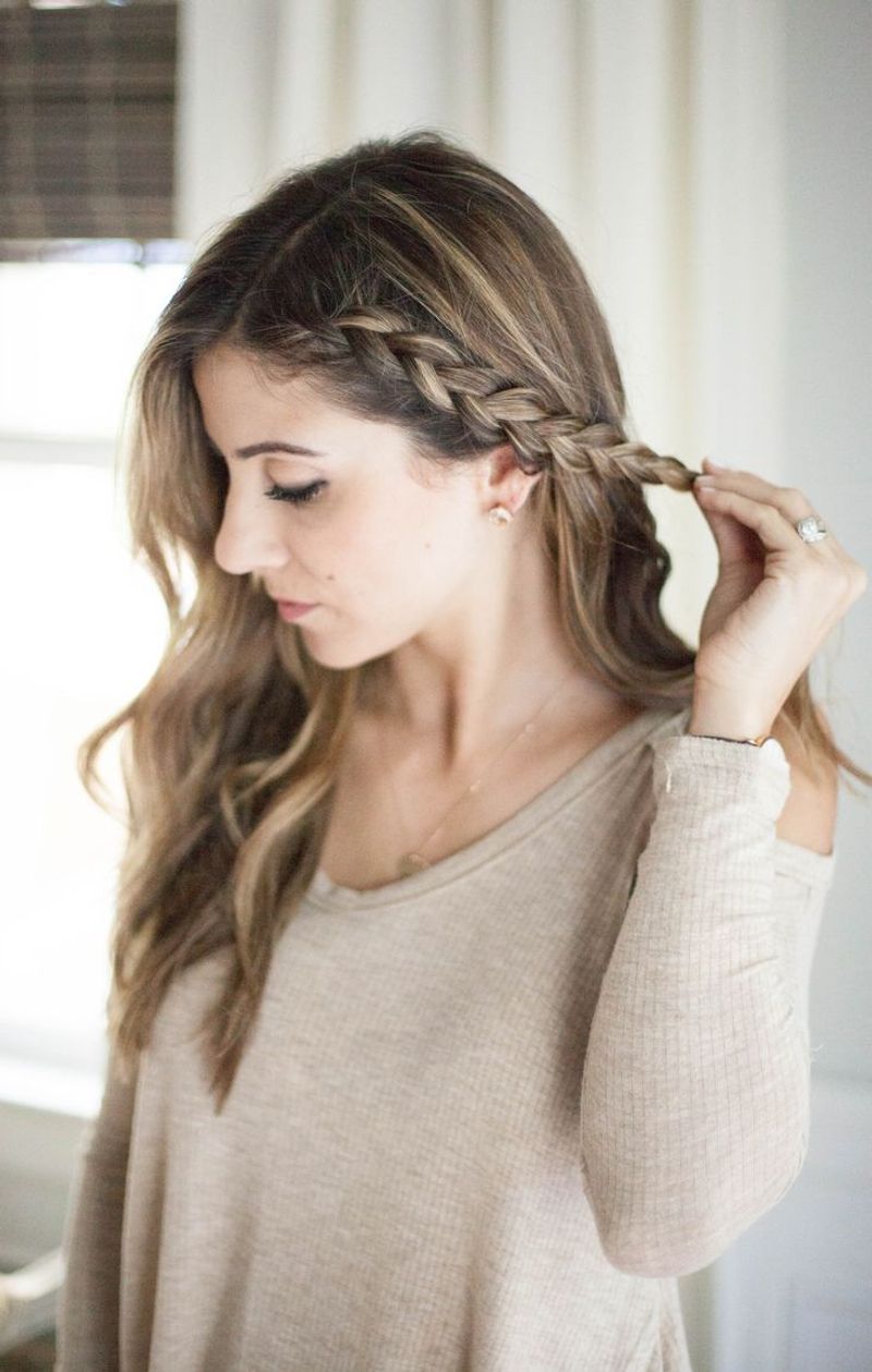 Half-Up Side Braid