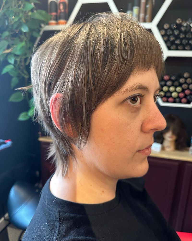 Shaggy Crop with Wispy Fringe