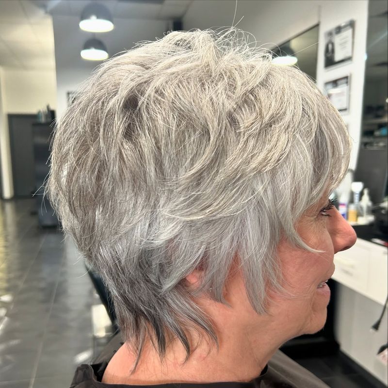 Pixie Cut with Textured Crown