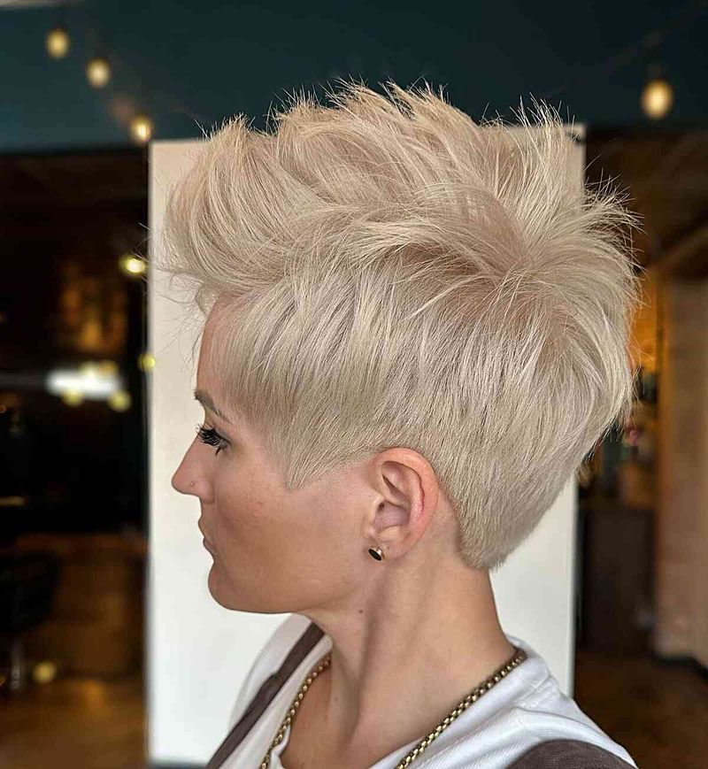 Pixie Cut with Textured Crown
