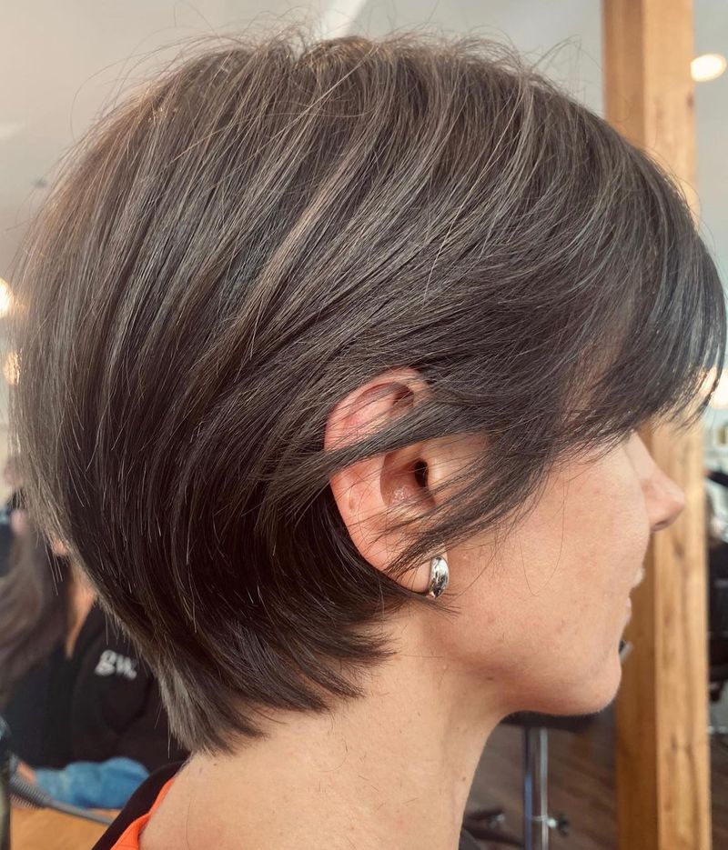 Pixie Cut with Textured Crown