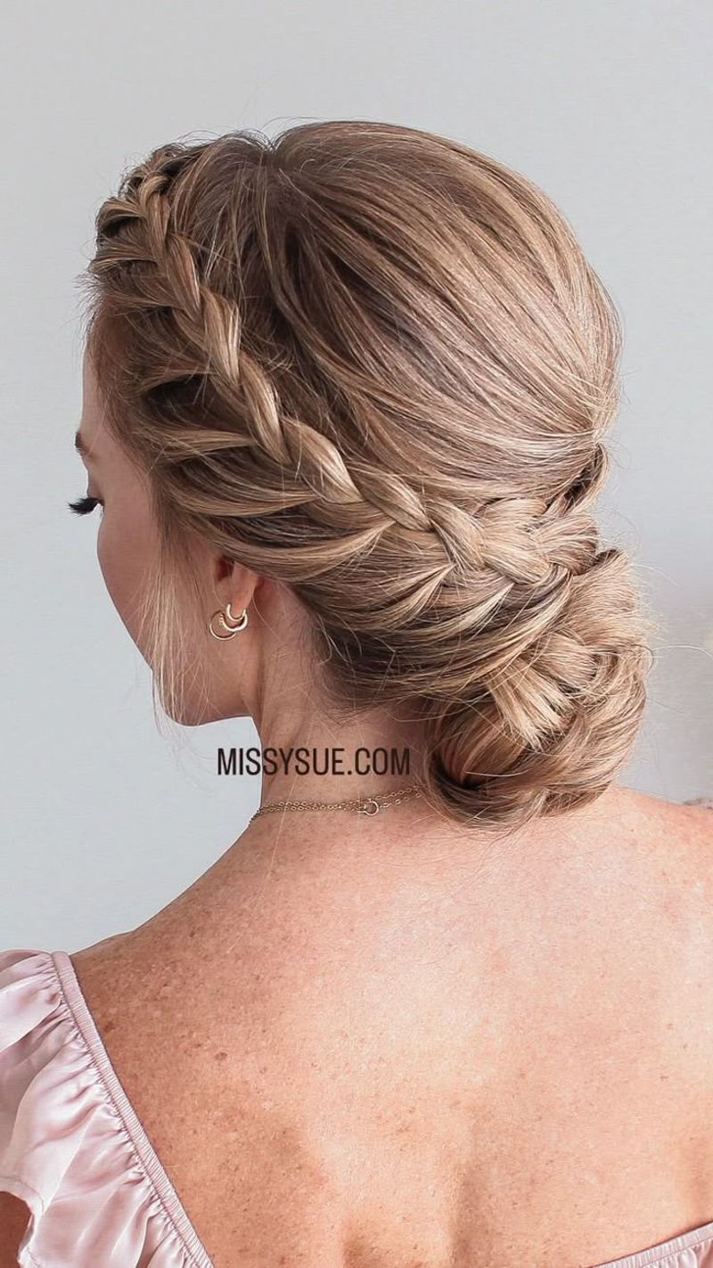 Braided Headband Updo