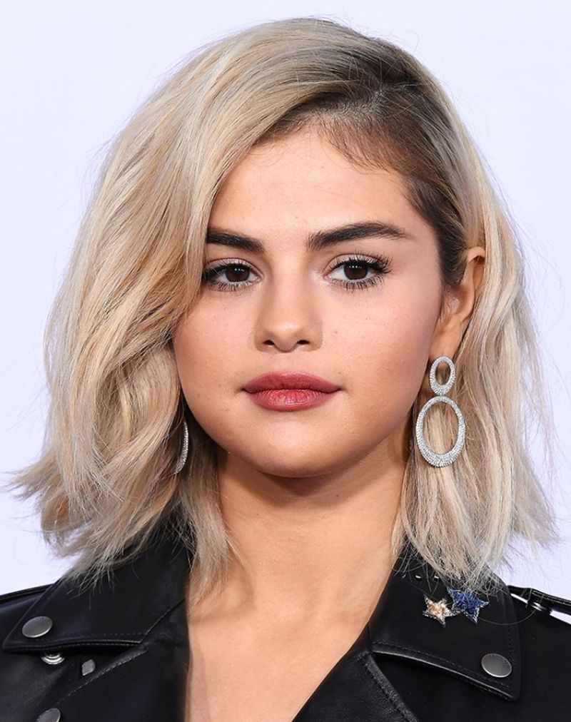 Blunt Bob with Deep Side Part