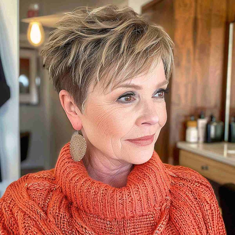 Textured Crown Pixie