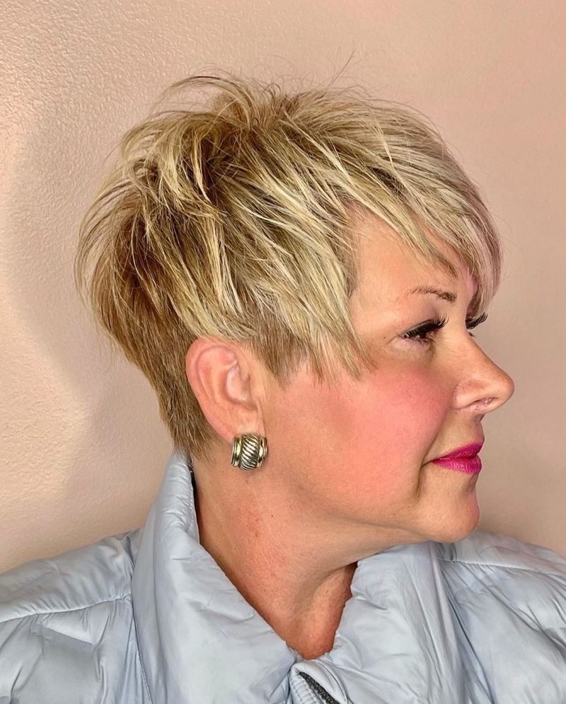 Choppy Pixie With Long Crown