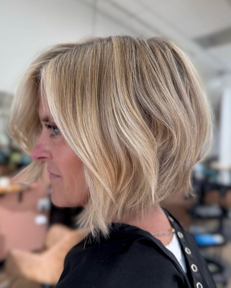 The Tousled Bob with Soft Layers