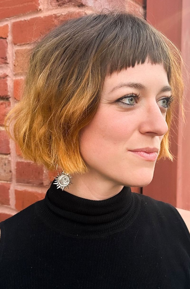 Choppy Bob with Micro-Bangs