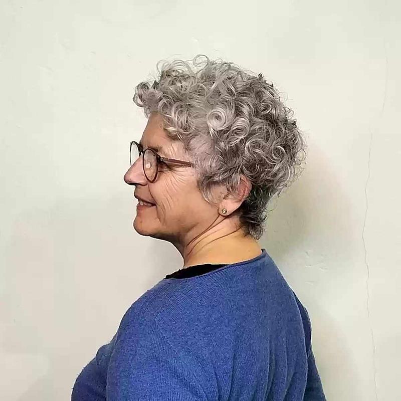 Textured Pixie with Soft Curls