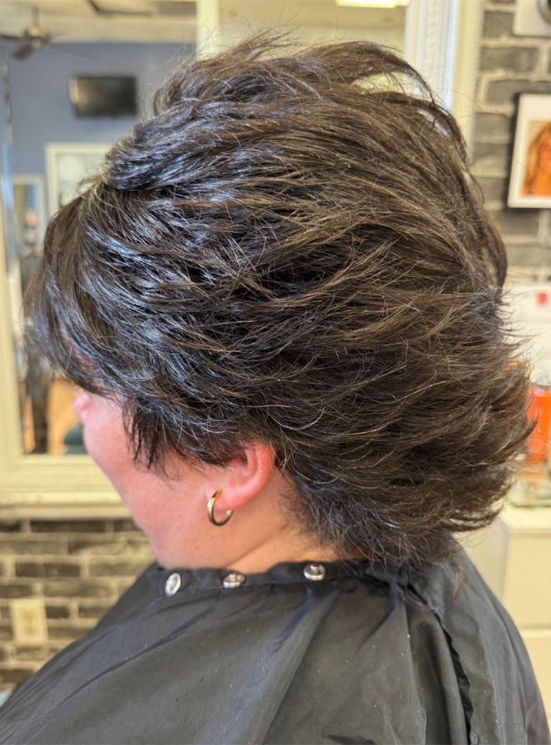 Voluminous Crown Pixie