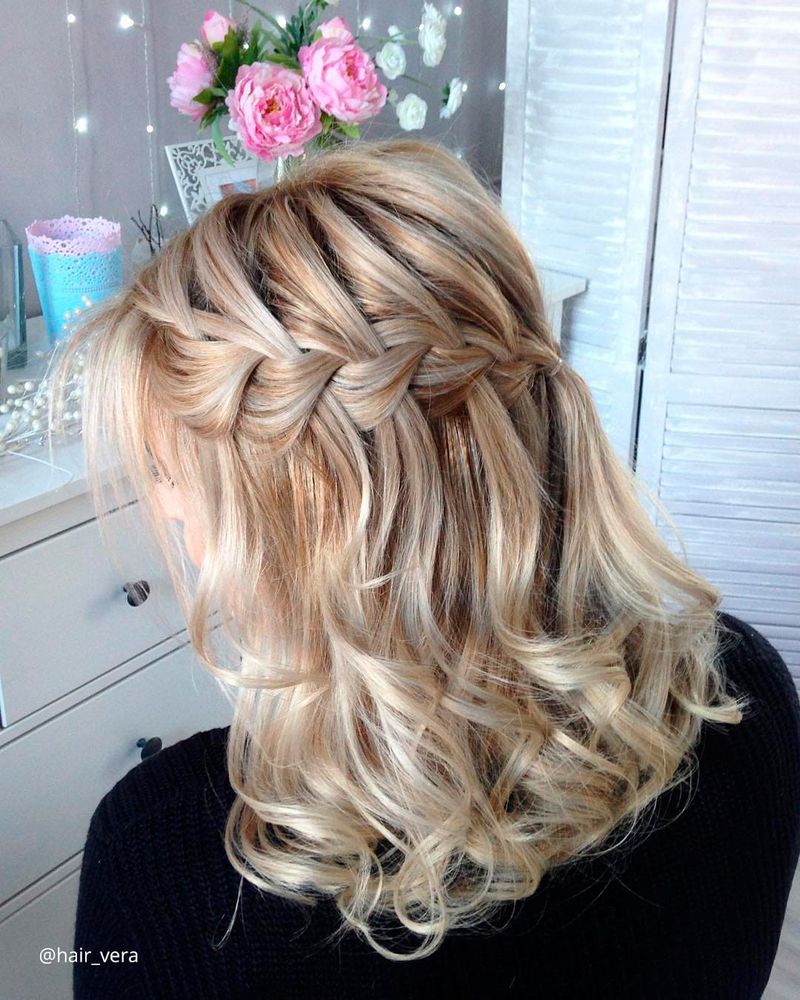 Braided Crown with Flowing Length