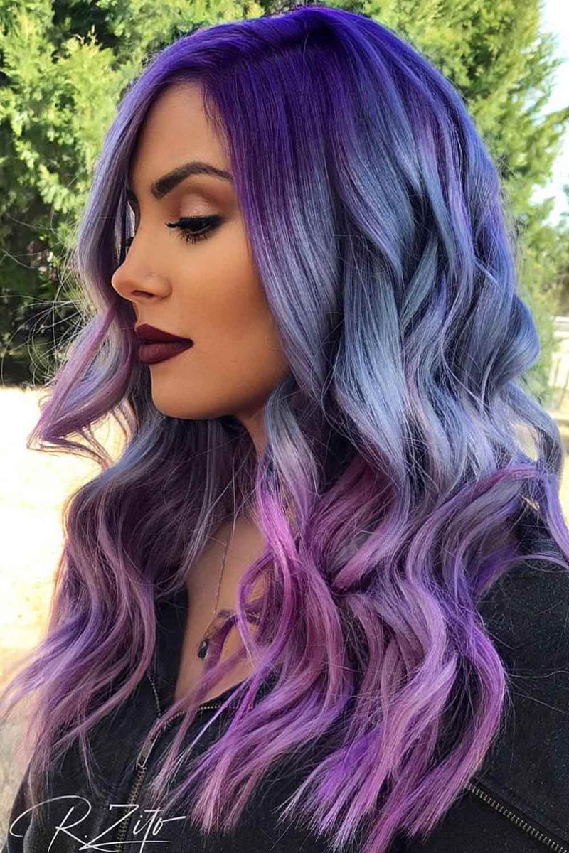 Purple Ombre Locks
