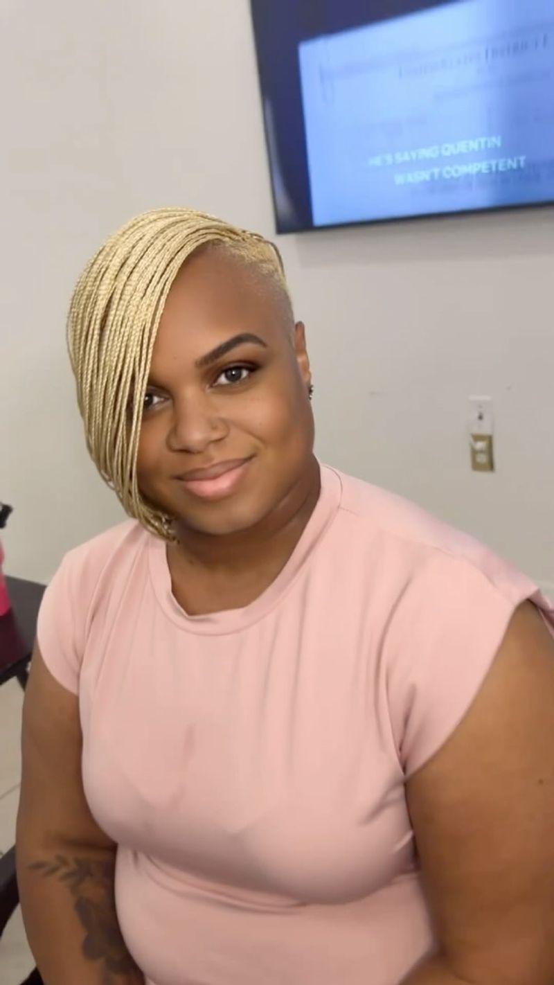 Braided Bob With Undercut