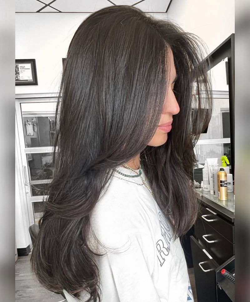 Corte recto con capas