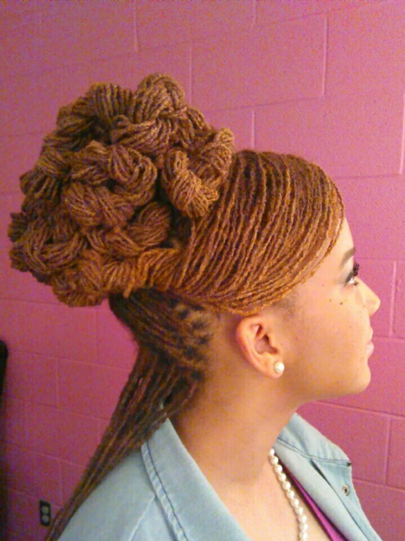 Twisted Bun with Accessories