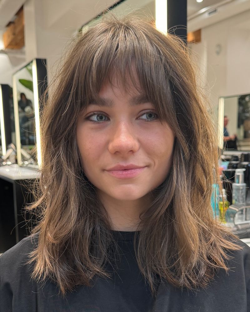 Soft Shag with Wispy Bangs