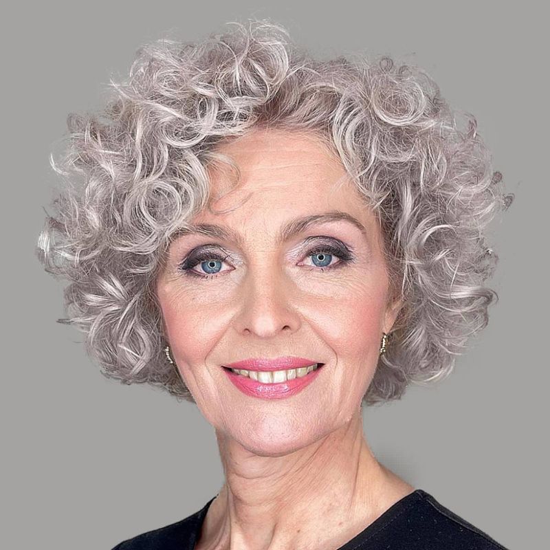 Curly Pageboy with Modern Twist