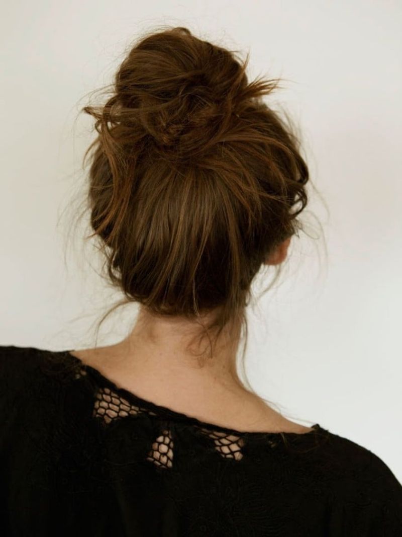 The Perfectly Undone Chignon