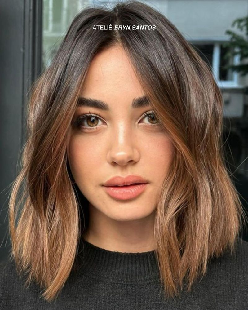 Razor-Cut Lob with Texture