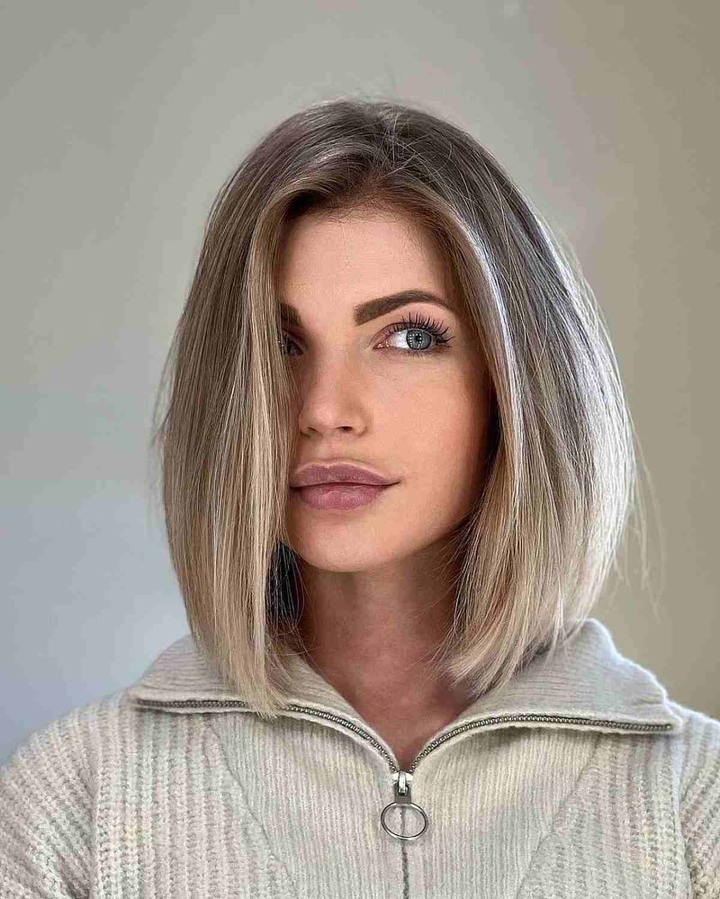 Collarbone Cut with Blunt Ends