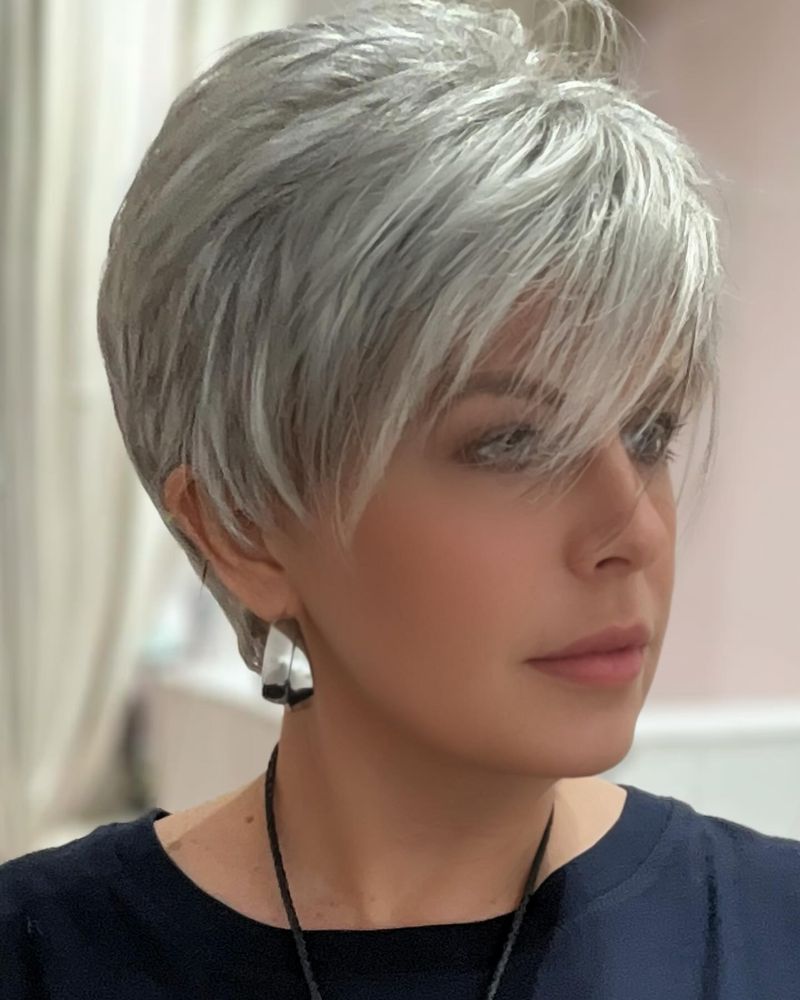 Tousled Crop with Textured Fringe