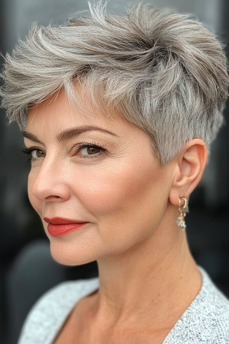 Tapered Crop with Forward Texture